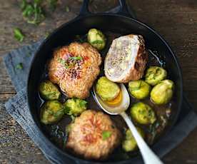 Paupiettes de veau au céleri et au camembert
