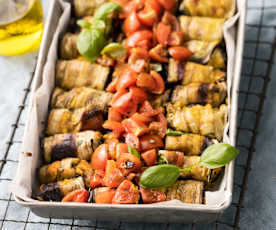 Vegan Aubergine Rolls