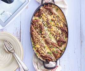 Ficelles picardes au jambon et au fromage