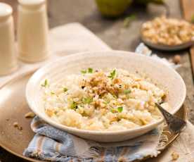 Risotto z gruszkami i serem gorgonzola