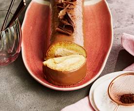 Schoko-Vanille-Rolle