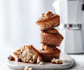 Muffins con chispas de chocolate