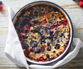 Clafoutis ai frutti di bosco