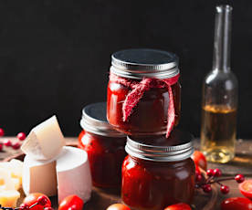 Chutney de tomates cherry e hinojo