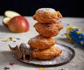 Frittelle di mele e arancia