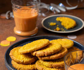 Goldtaler mit warmem Glücksshot