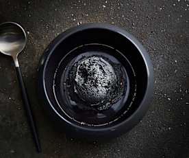 Gelato ai semi di sesamo nero