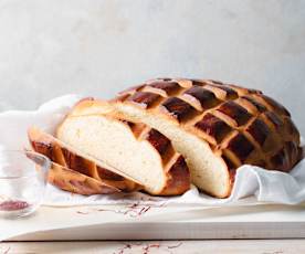Pan dulce al azafrán