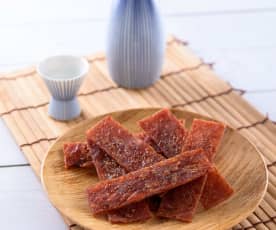 Mala bakkwa (Chinese pork jerky)