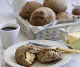 Glutenvrije broodjes zonder granen