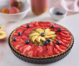 Fresh fruit tart (Thermomix® Cutter, using modes)