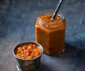 Chutney de tomate e especiarias