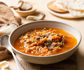 Vegan Oyster Mushroom Soup