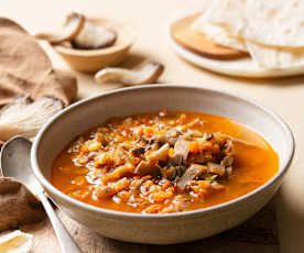 Vegane Austernpilzsuppe