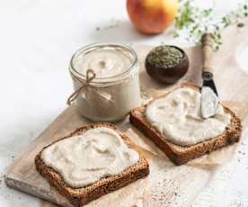 Pasta z białej fasoli z jabłkiem