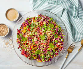 Salade asiatique hachée