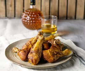 Chicken Drumsticks mit Whisky-Glasur