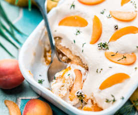Tiramisu aux abricots et au miel