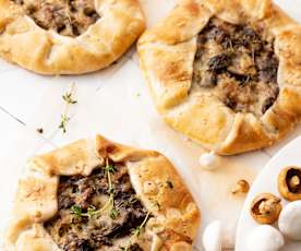 Mini tartes aux champignons