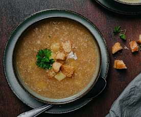 Česneková polévka