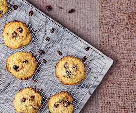 Cookies al cioccolato e mirtilli rossi
