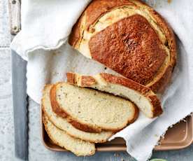 Buttermilk loaf baked in a cast iron pot - Cookidoo® – the