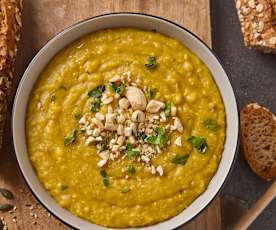 Paté di lenticchie rosse al curry