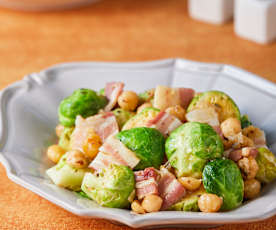 Brussels Sprouts with Chestnuts and Pancetta