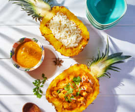 Pineapple Chicken Malvani Curry