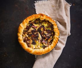 Quiche radicchio e speck