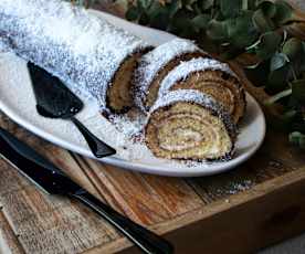 Lamington swiss roll