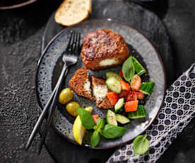 Gefüllte Pljeskavica