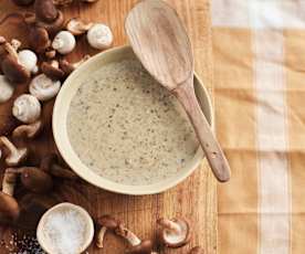 Mushroom and White Wine Cream Sauce