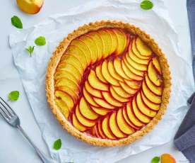 Crostata di grano saraceno e pesche (senza glutine)