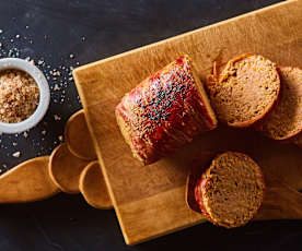 Polpettone di manzo ripieno sottovuoto