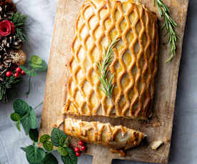 Indyk w kruchym cieście