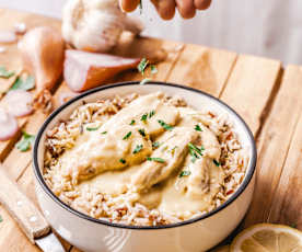 Poulet crémeux au citron