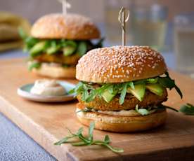 Carrot and Sesame Burgers