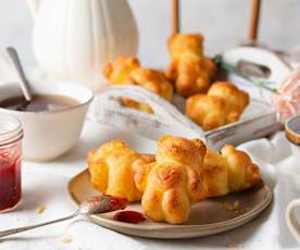 Muffin con cuore di confettura (senza glutine)