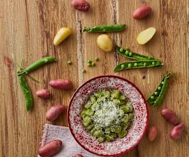 Gnocchi di patate e piselli