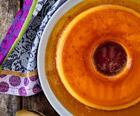 Flan de leche en varoma