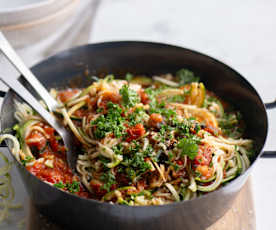 Mediterrane groentepasta