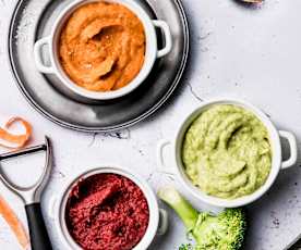 Purée de pommes de terre et de légumes