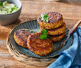 Orientalische Veggie-Patties
