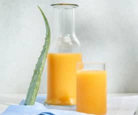 Tropical Fruity Aloe Smoothie