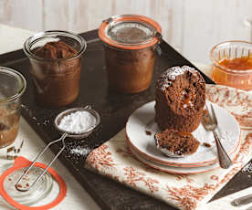 Schoko-Kuchen im Rexglas (glutenfrei)