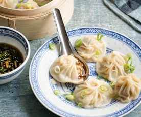 Raviolis au porc (xiao long baos)