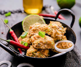 Croquette de poisson vapeur à la Thai
