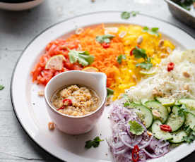 Vegan Rainbow Salad