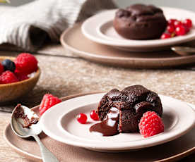 Tortino al cioccolato con cuore fondente